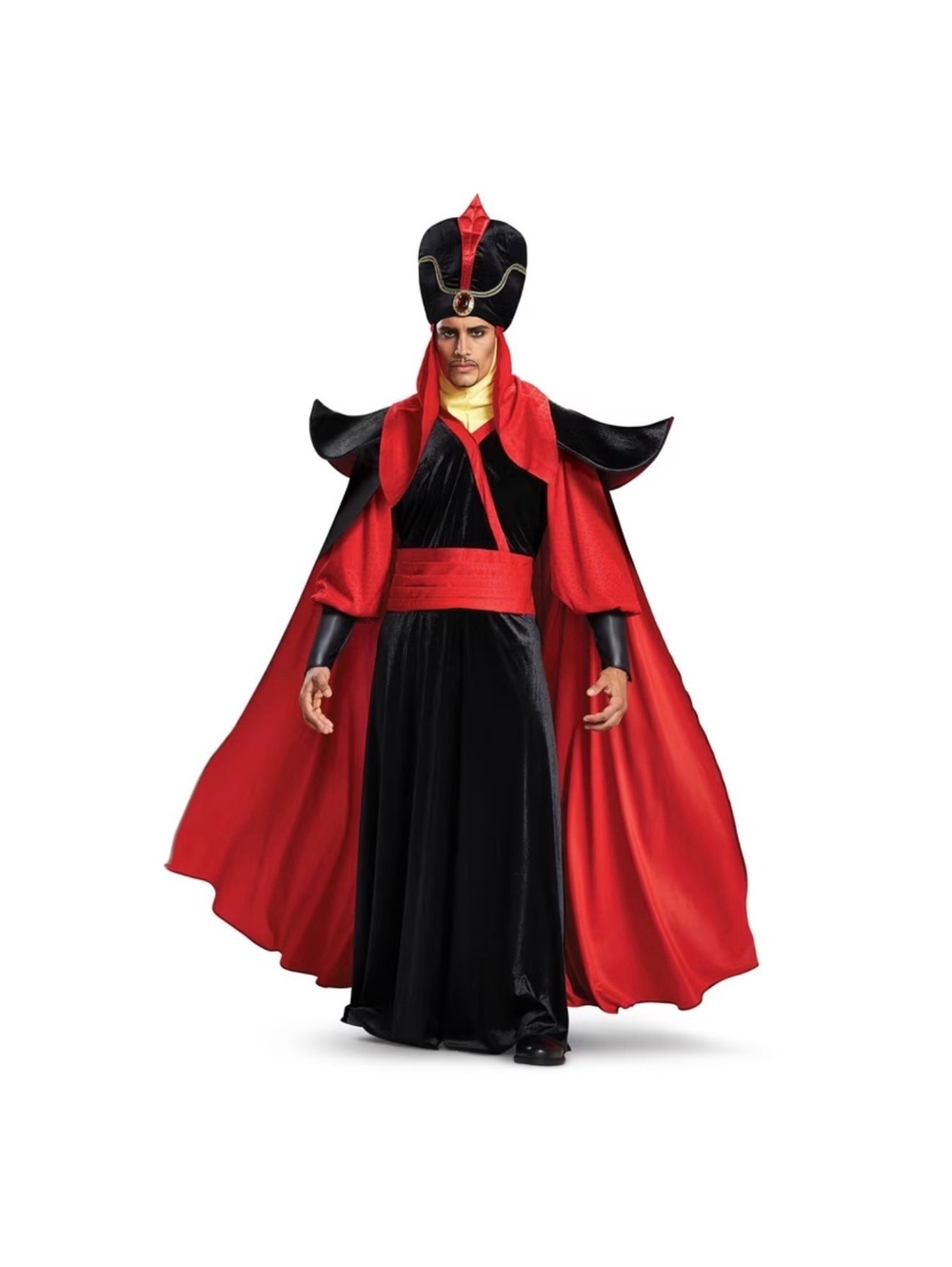 New DISNEY ALADDIN ADULT JAFAR DELUXE COSTUME Size M